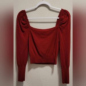 Elegant Red Women's Sweater